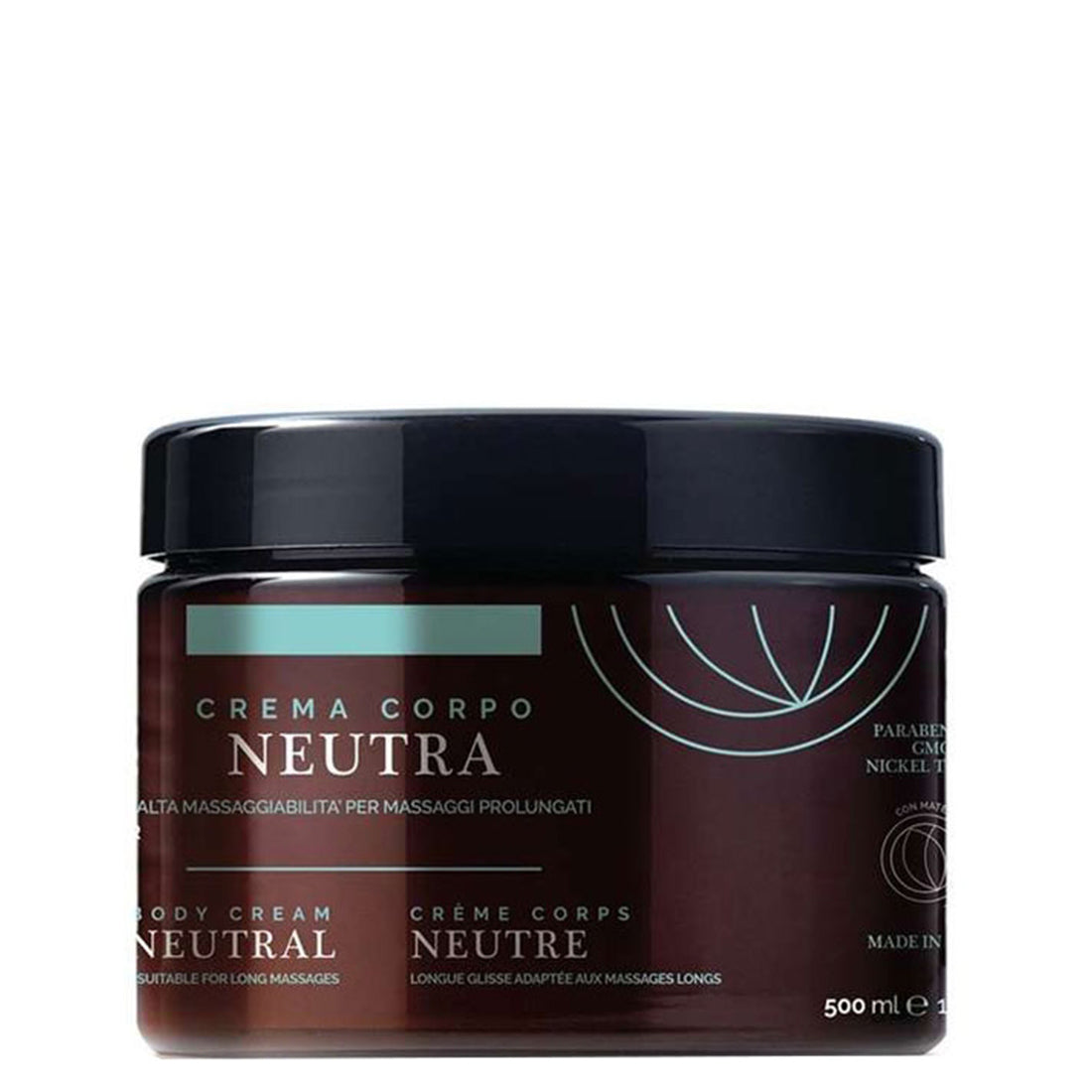 Crema Corpo Neutra Per Massaggi 500 ML_ISC0035_SALI DI ISCHIA