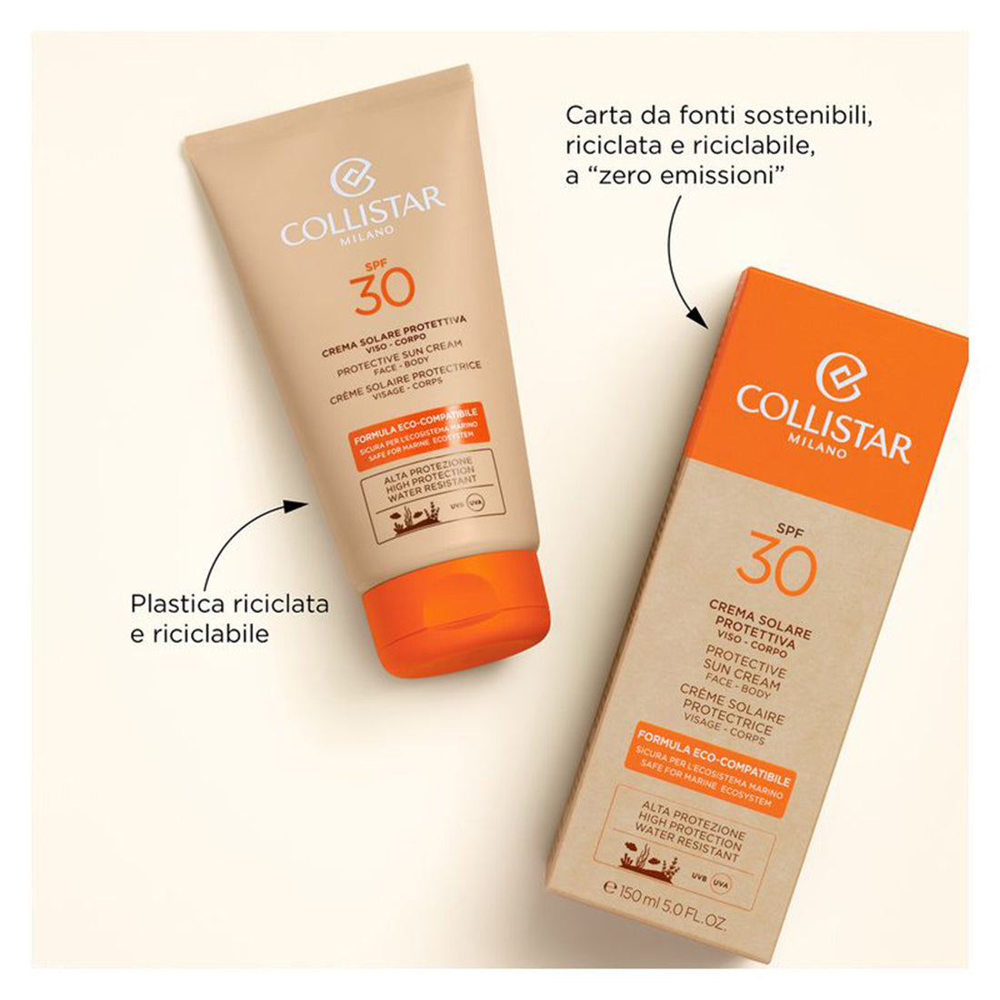 Crema Solare Protettiva Spf 30 Viso e Corpo 150 ML_COL26255_Collistar-2
