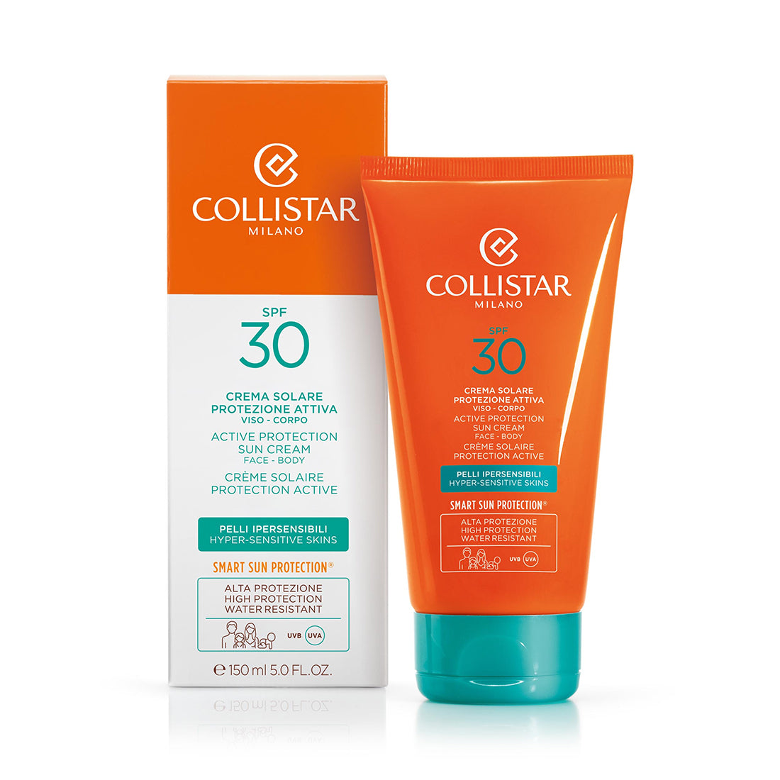 Crema Solare Protezione Attiva SPF 30 Pelli Sensibili 150 ML_COL26200_Collistar-2