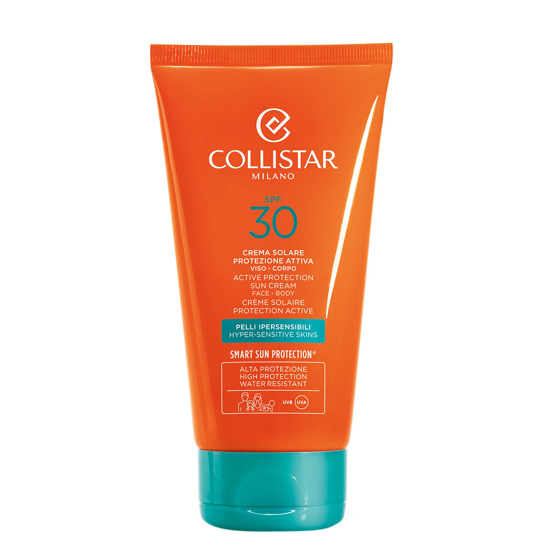Crema Solare Protezione Attiva SPF 30 Pelli Sensibili 150 ML_COL26200_Collistar