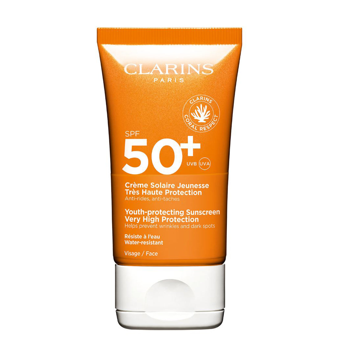 Creme Solaire Jeunesse Haute Protection Crema Solare Viso SPF 50+ 50 ML_CLA80104576_Clarins