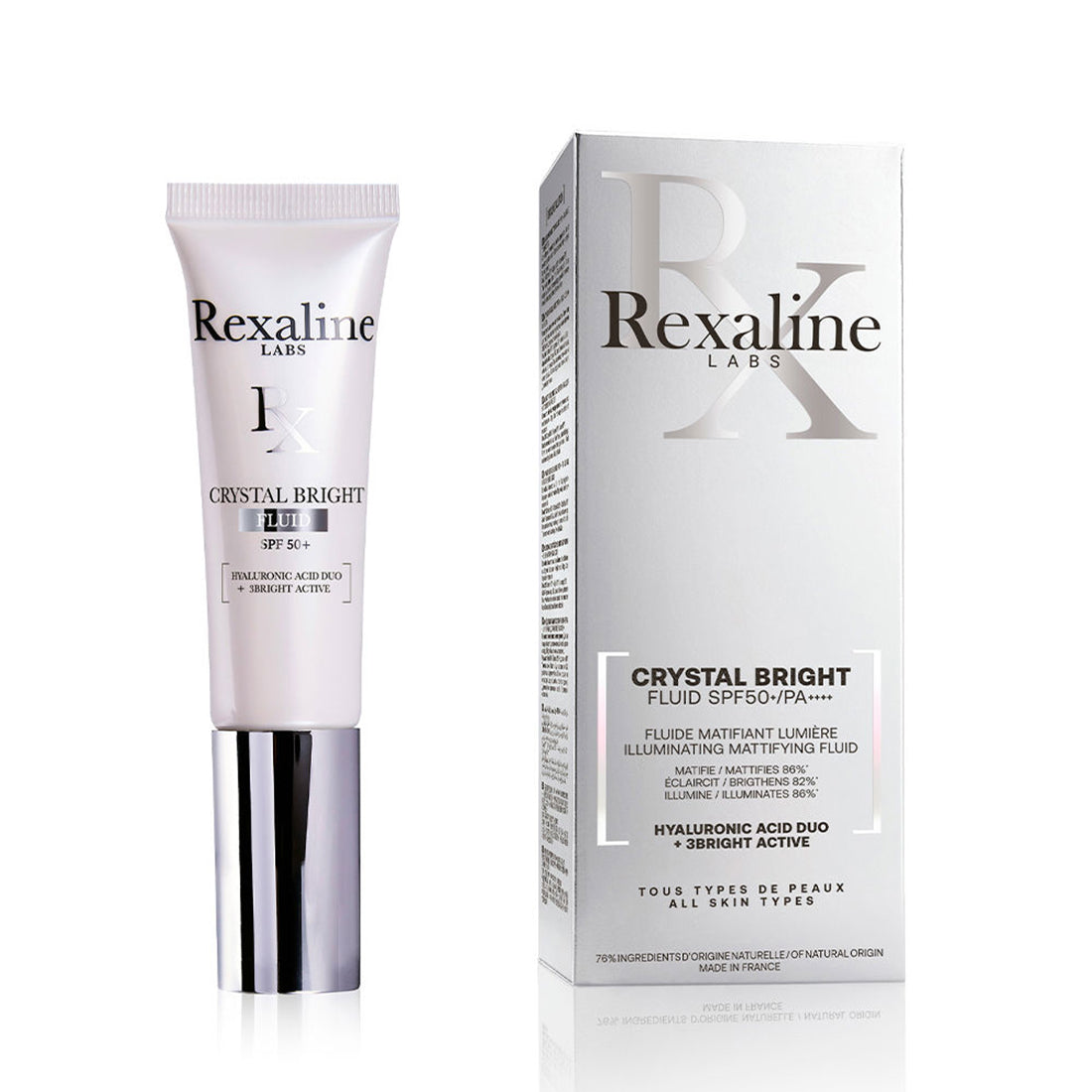 Crystal Bright Fluid SPF 50+ Fluido Illuminante Protettivo 30 ML_REX700304_REXALINE-2