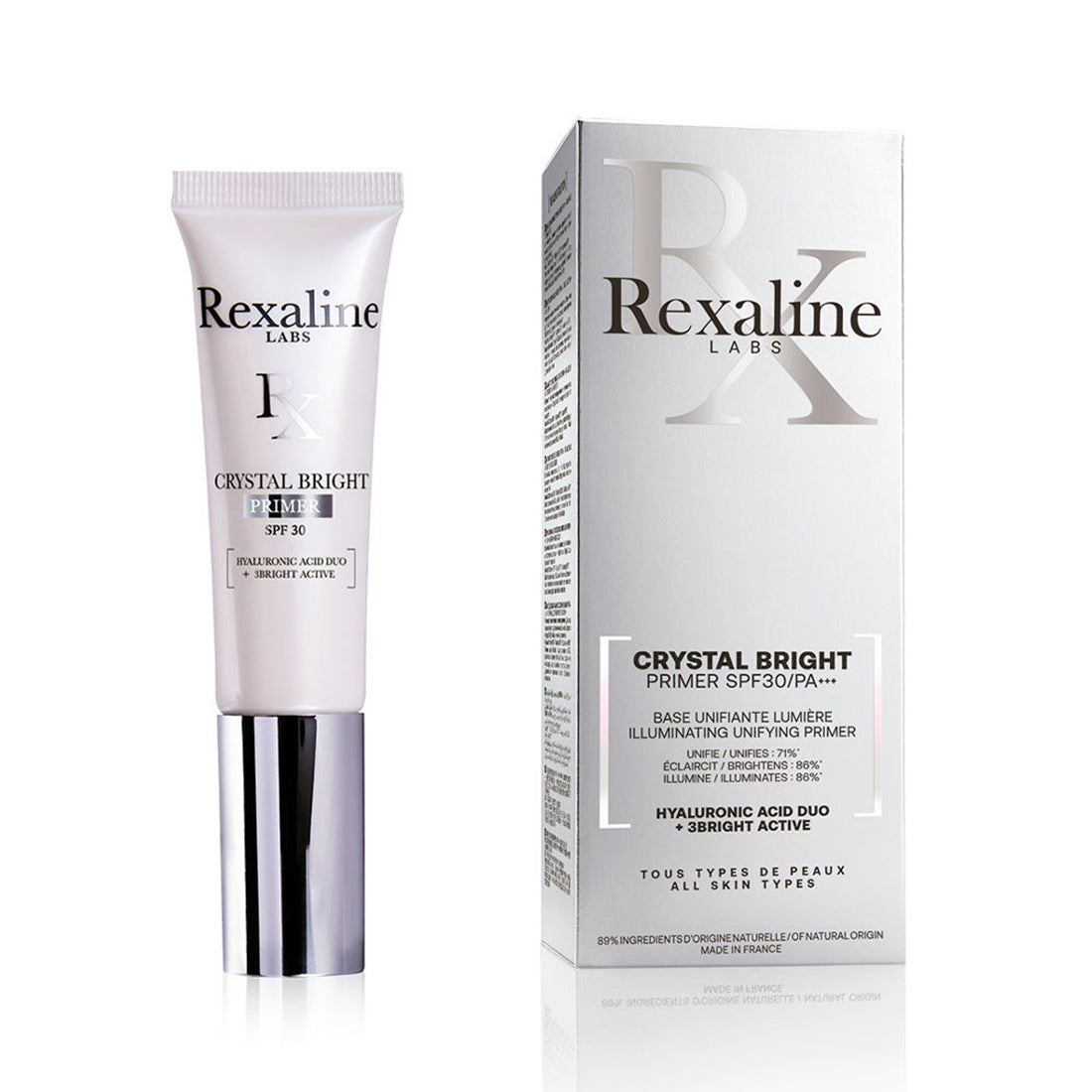 Crystal Bright Primer Base Illuminante Unificante SPF 30 30 ML_REX700305_REXALINE-2