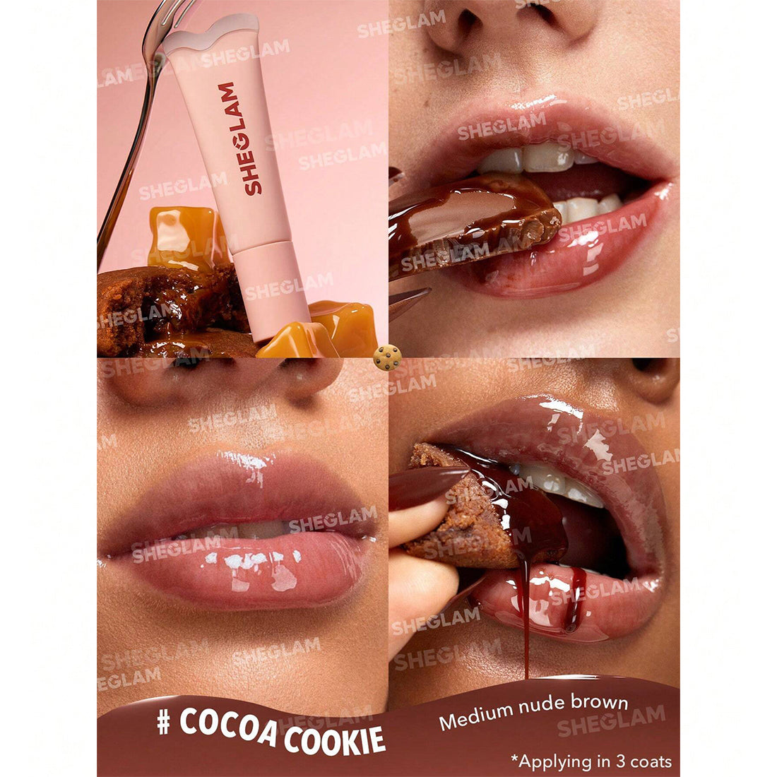 Crystal Glaze Moisturizing Lip Care Cocoa Cookie_SHE060_Sheglam-2