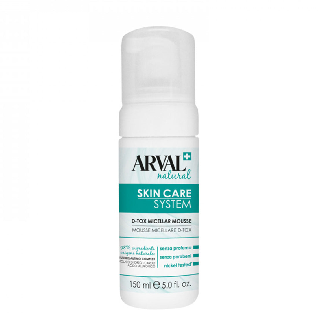 D-Tox Micellar Mousse Mousse Micellare 150 ML_ARV44001_Arval