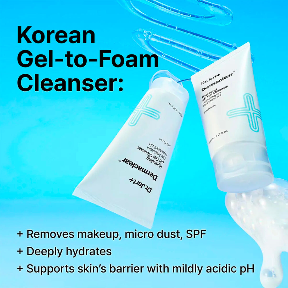 Dermaclear Hydrating Ph Gel Cleanser_JARH8CM01R_DR. JART-3
