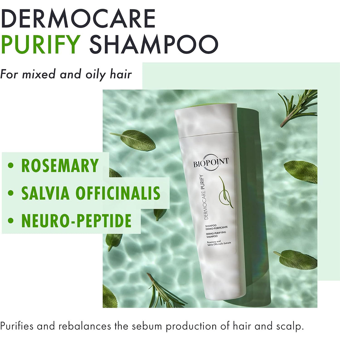 Dermocare Purify Shampoo Dermo-Purificante 200 ML_BIO03318_Biopoint-3