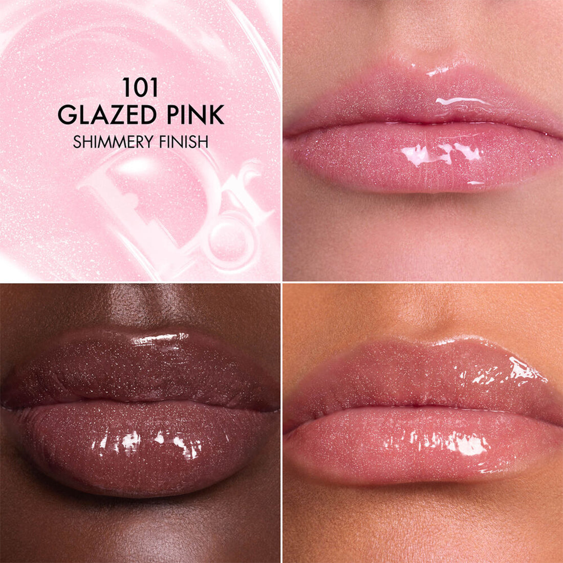 Dior Addict Lip Glow Butter Trattamento labbra brillante, peptide + ceramide 101 Glazed Pink_CDCE0588_Dior-3