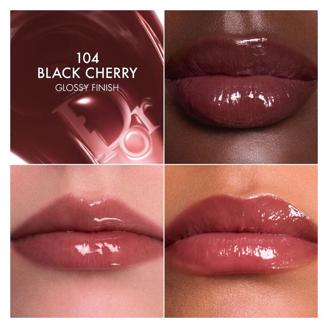 Dior Addict Lip Glow Butter Trattamento labbra brillante, peptide + ceramide 104 Black Cherry_CDCE0591_Dior-3