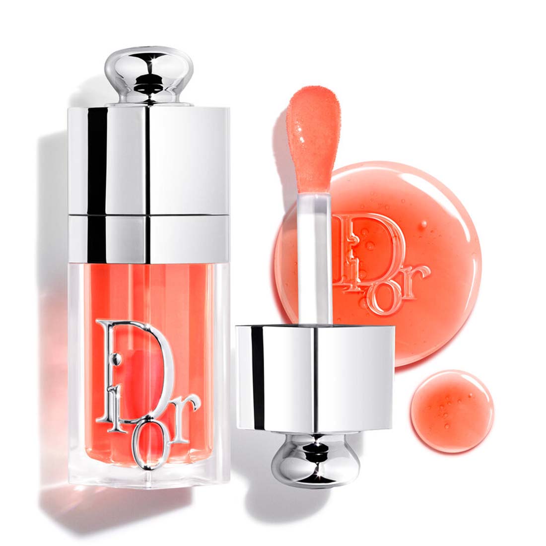 Dior Addict Lip Glow Oil Olio labbra idratante 24 ore – 3 finish ultra-brillanti 041 Peachy_CDE000001345_Dior