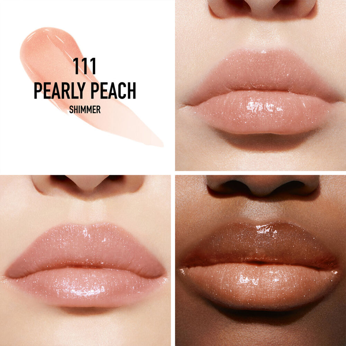 Dior Addict Lip Maximizer Gloss rimpolpante labbra idratante e volumizzante effetto immediato e a lunga durata 111 Pearly Peach_CDE000000918_Dior-4