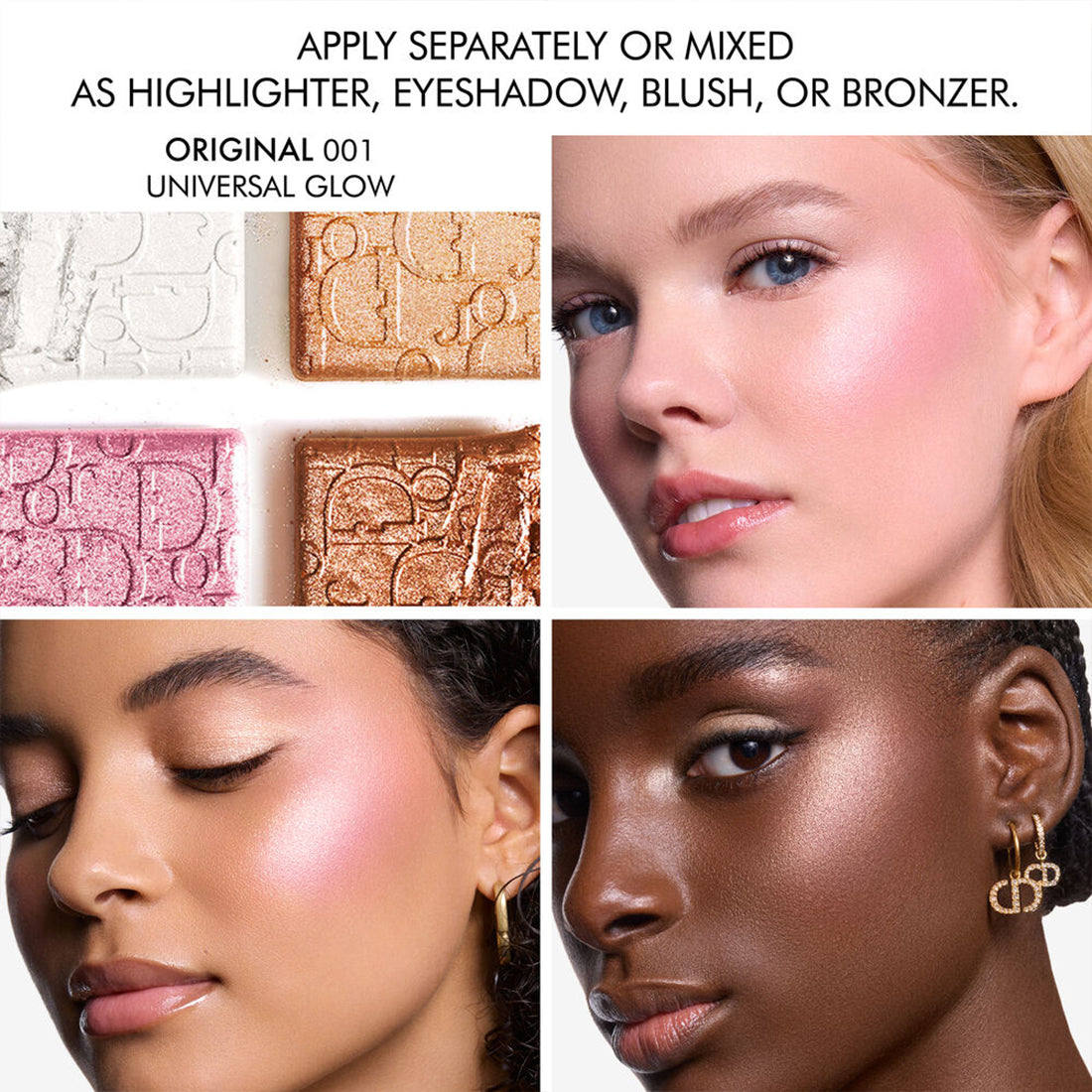 Dior Backstage Glow Maximizer Palette Palette illuminante e blush multi-uso_CDCE000000579_Dior-4
