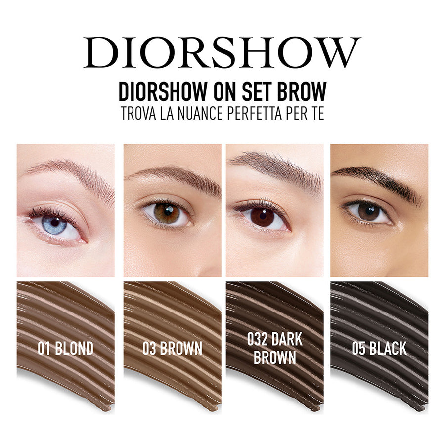 Diorshow On Set Brow Mascara per sopracciglia – dona volume e fissa per 24 ore 005 Black_CDC026800005_Dior-3