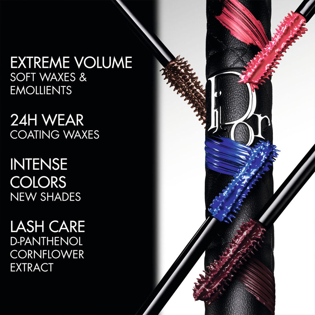 Diorshow Overvolume Mascara volume estremo – 24 ore di tenuta – definizione ciglia per ciglia 840 Pink_CDE000001330_Dior-3