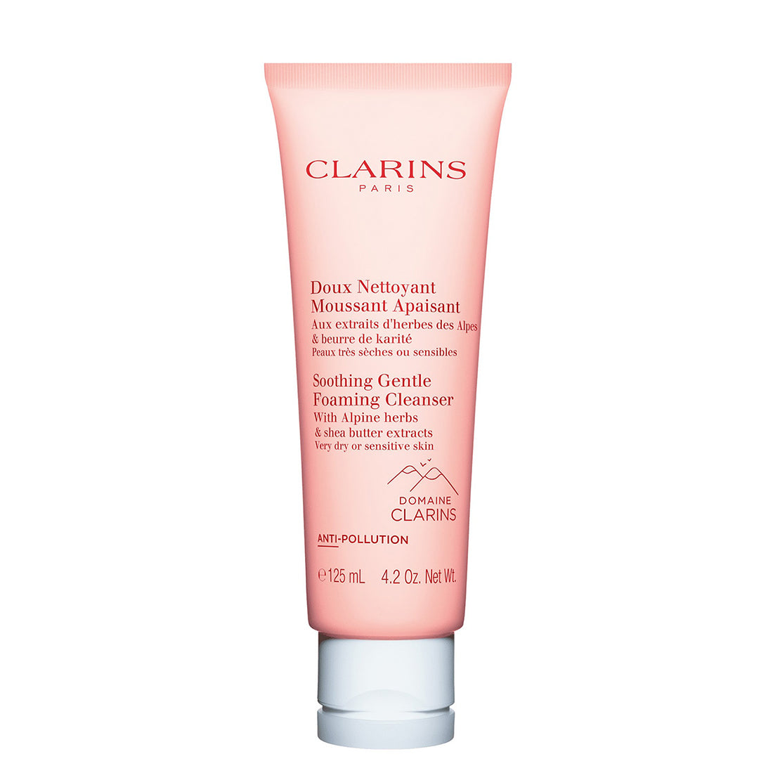 Doux Nettoyant Moussant Apaisant  Detergente Schiumogeno Lenitivo 125 ML_CLA80104490_Clarins