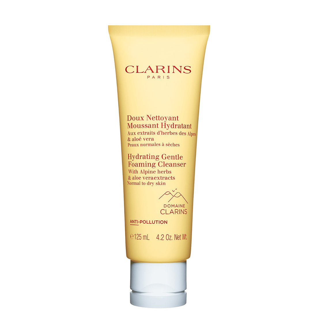 Doux Nettoyant Moussant Hydratant Detergente Schiumogeno Idratante 125 ML_CLA80104492_Clarins