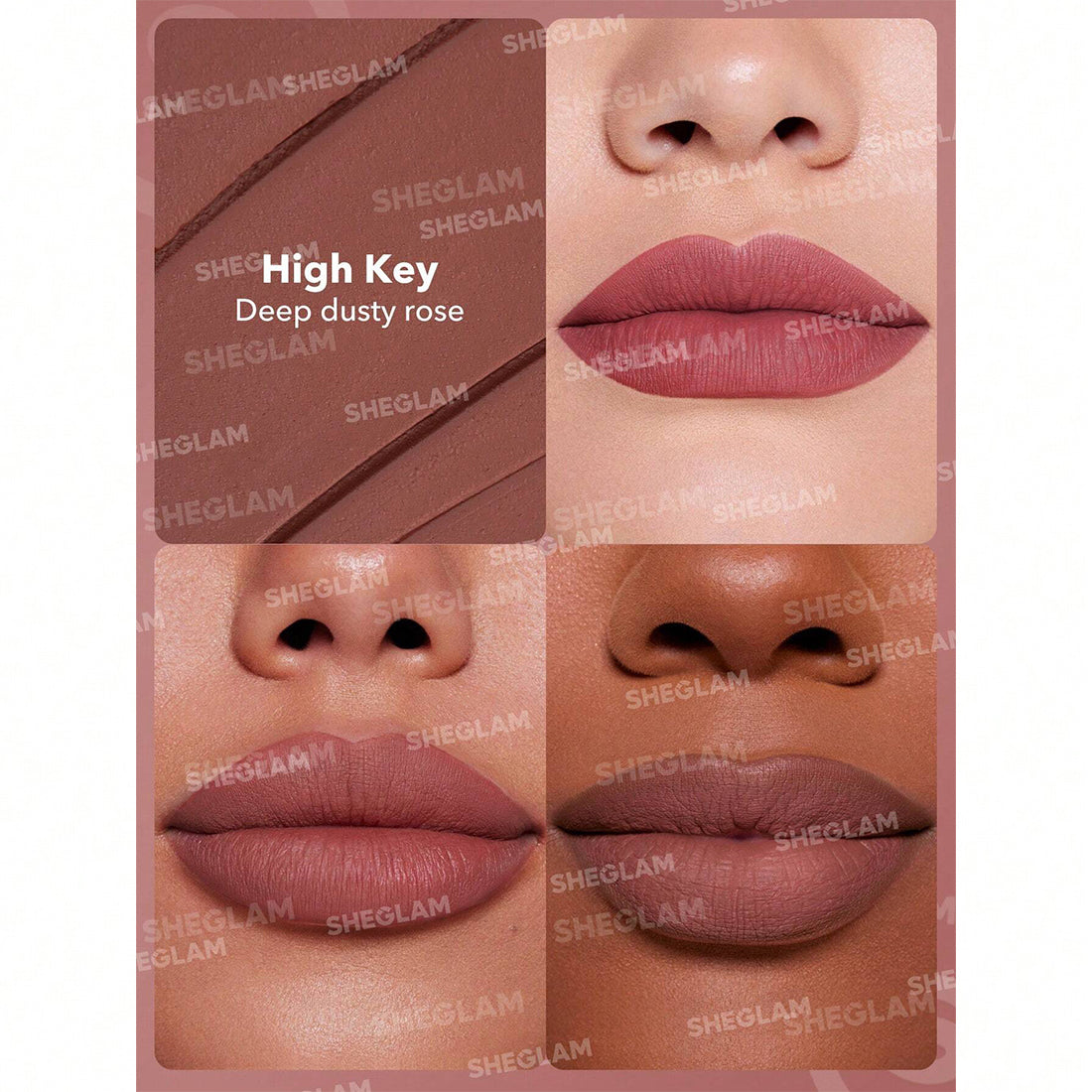 Dynamatte Boom Long Lasting Matte Lipstick High Key_SHE036_SHEGLAM-2