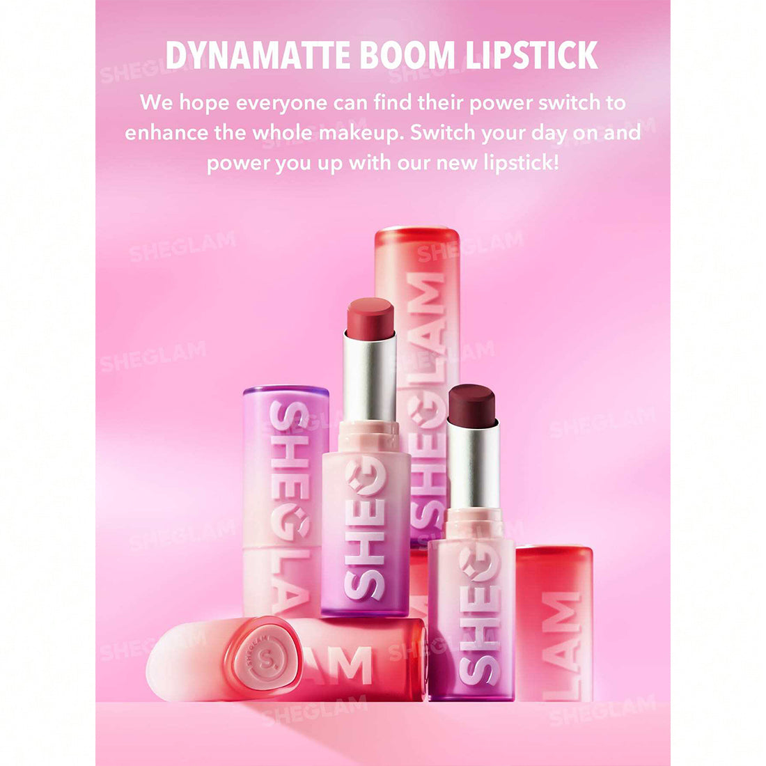 Dynamatte Boom Long Lasting Matte Lipstick High Key_SHE036_SHEGLAM-6