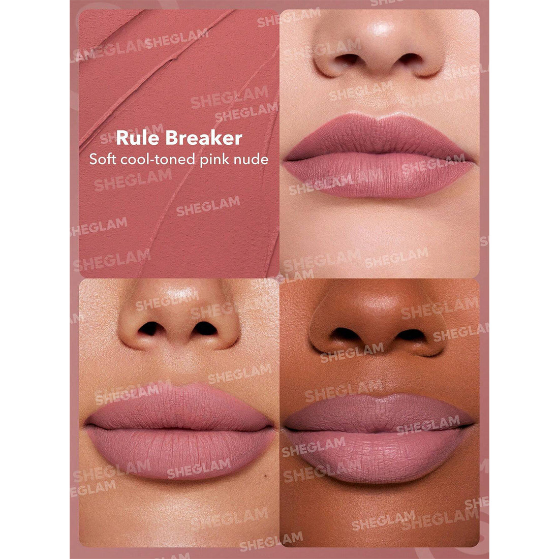 Dynamatte Boom Long Lasting Matte Lipstick Rule Breaker_SHE034_SHEGLAM-2