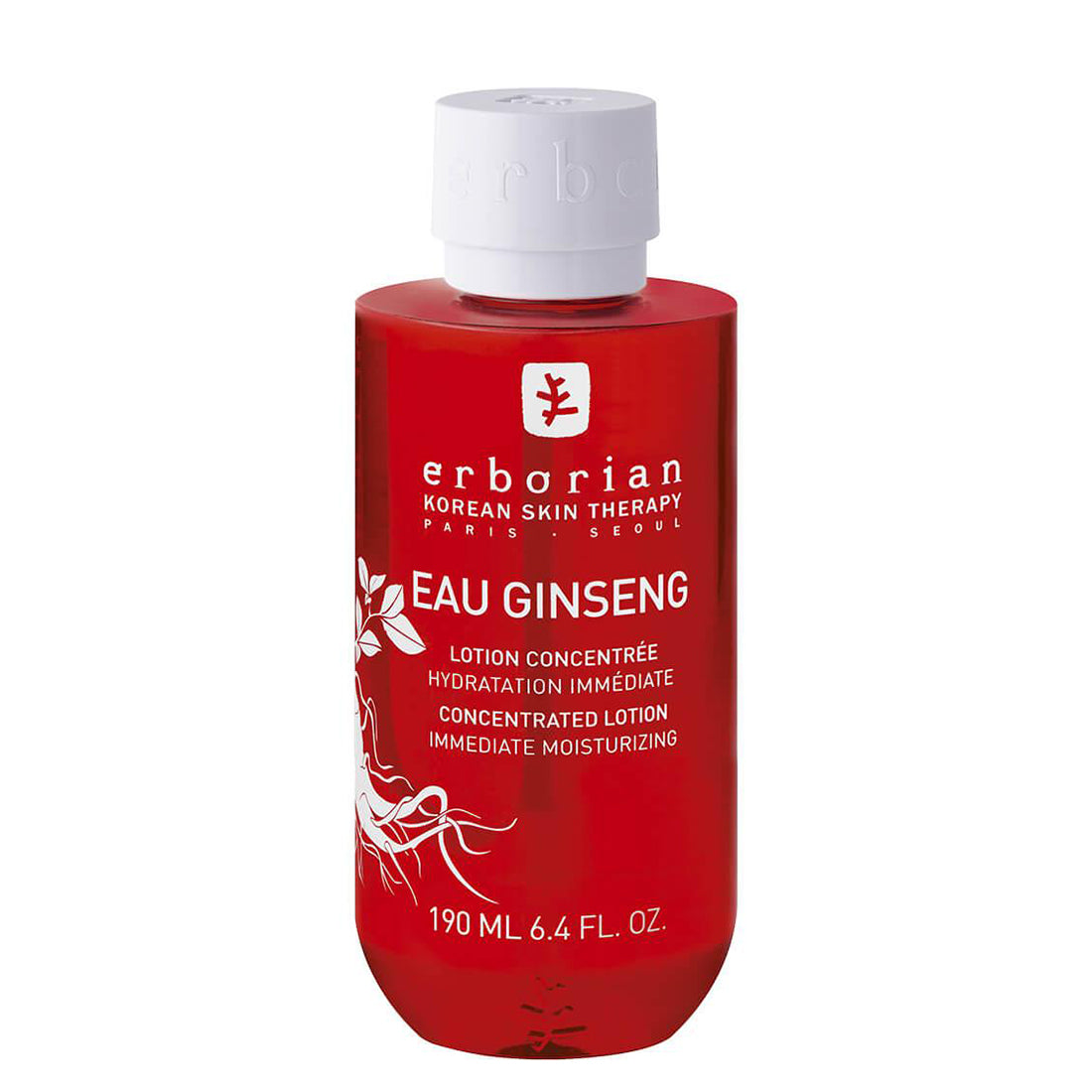 Eau Ginseng Lotion Concentree Tonico Viso Idratante 190 ML_ERB6AA10071_ERBORIAN