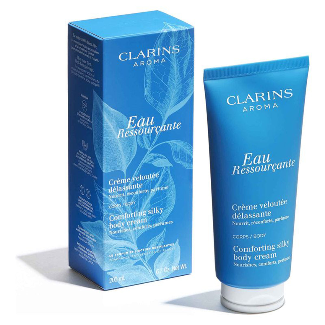 Eau Resourcante Creme Veloutee Delassante Crema Corpo 200 ML_CLA80083323_Clarins-3