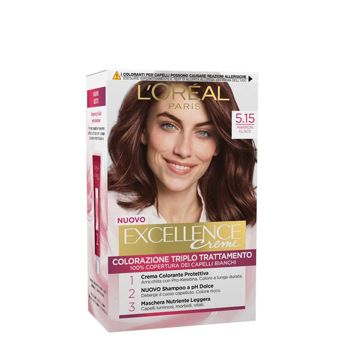 Excellence Creme Colorazione Triplo Trattamento 5.15 Marron Glace_EXC66003_L'Oreal
