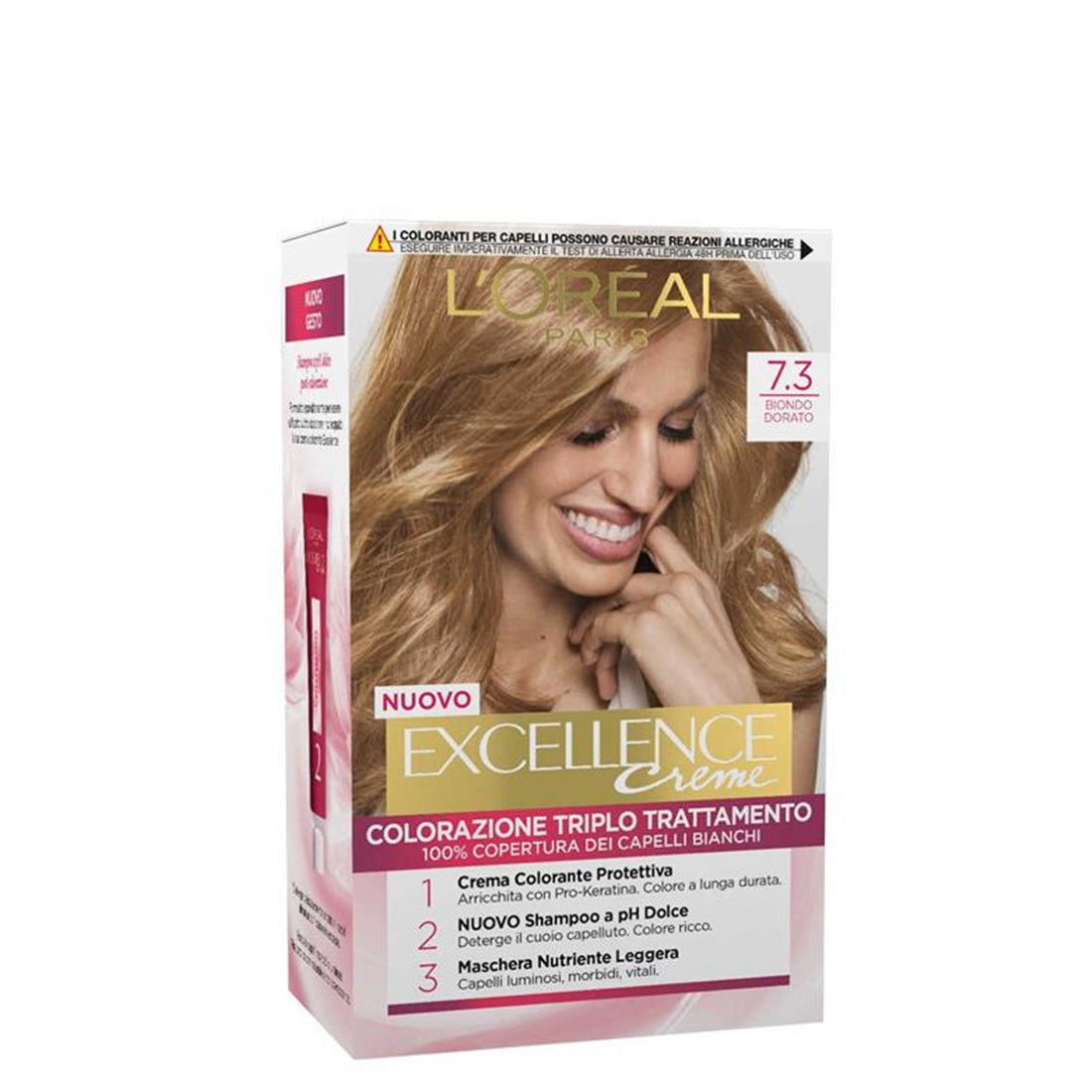 Excellence Creme Colorazione Triplo Trattamento 7.3 Biondo Dorato_EXC30415_L'Oreal