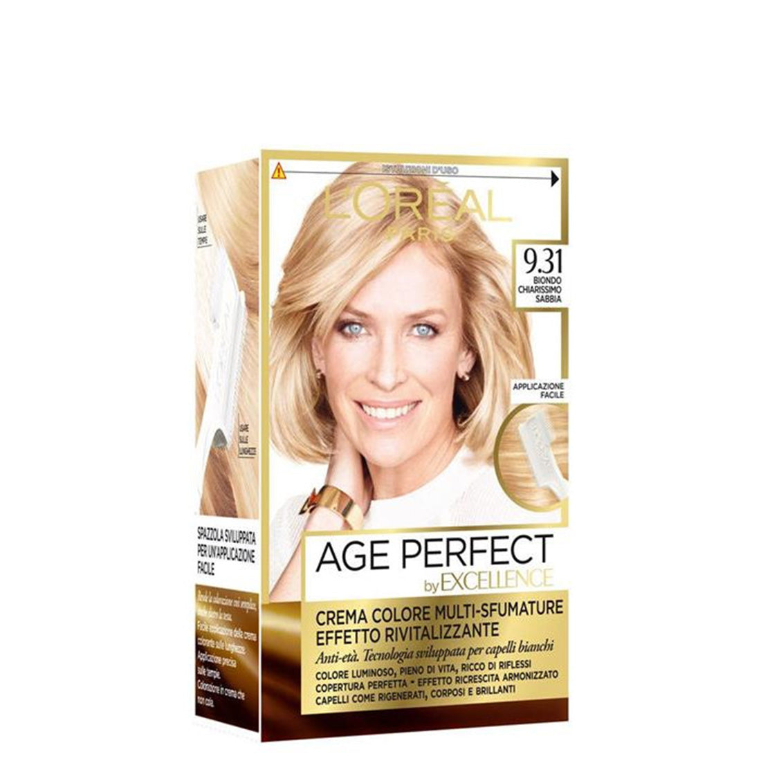Excellence Creme Colorazione Triplo Trattamento 9.31 Biondo Chiarissimo Sabbia_EXC5278_L'Oreal