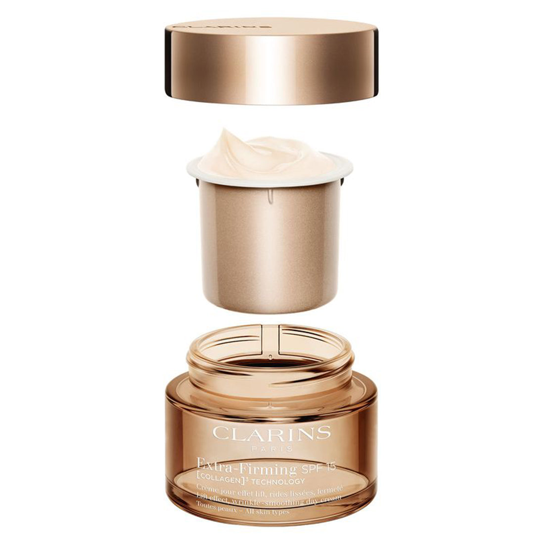Extra Firming Jour Collagen Technology SPF 15 Refill  Ricarica Crema Giorno Tonificante Tutti tipi di Pelle 50 ML_CLA80110137_Clarins-2