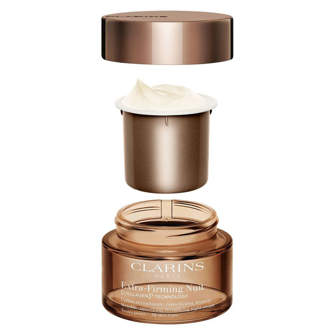Extra Firming Nuit Collagen Technology Refill Ricarica Crema Notte Tonificante Tutti Tipi di Pelle 50 ML_CLA80110141_Clarins-2