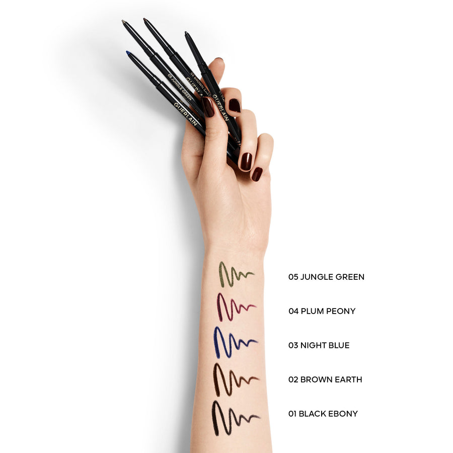 Eye Event Contour G Le Crayon Yeux Waterproof  Matita Occhi 01 Black Ebony_GUE043658_Guerlain-4