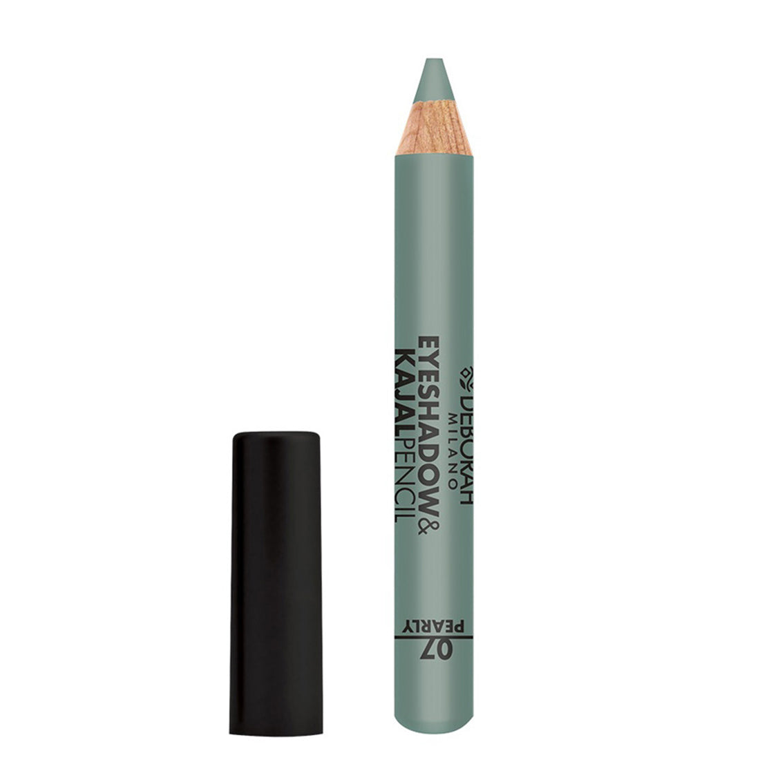 Eyeshadows & Kajal Pencil Matita Occhi Mat 07 Green Pearly_DEB007946_Deborah