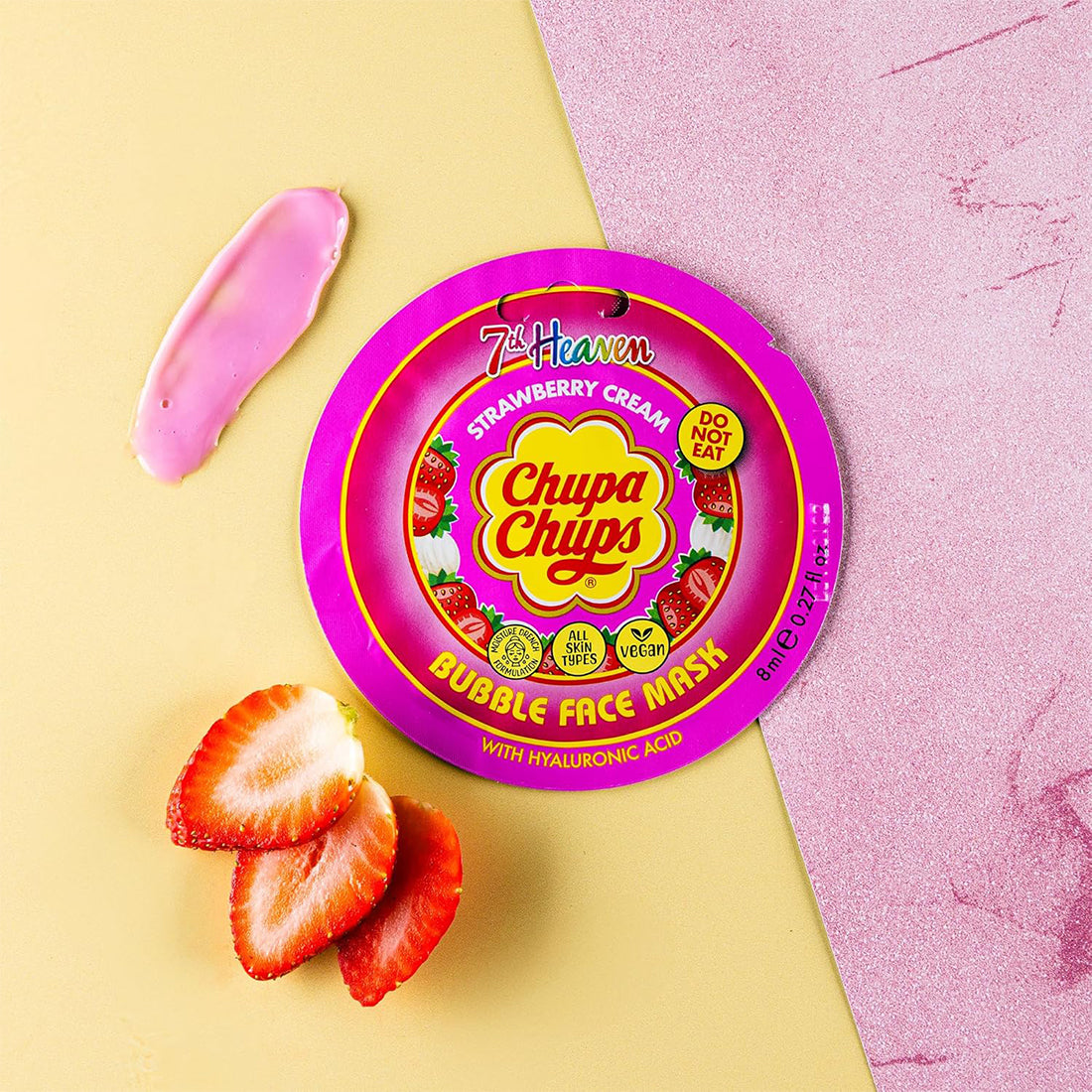 Face Mask Chupa Chups Strawberry Cream Maschera Viso_HEAFG7H0075A_7St HEAVEN-2