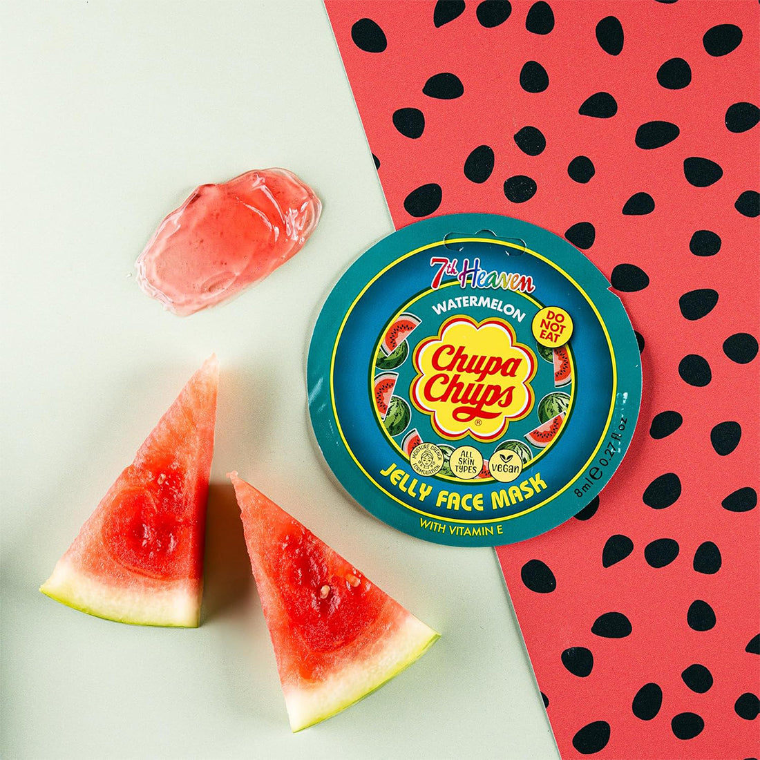 Face Mask Chupa Chups Watermelon Maschera Viso_HEAFG7H0077A_7St HEAVEN-2