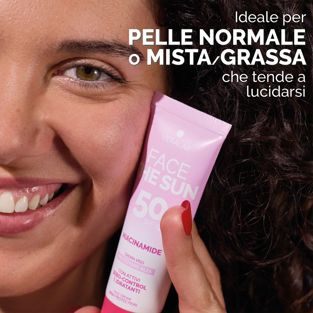 Face The Sun Crema Viso Protezione Alta Con Attivi Sebo-Control e Idratanti  SPF 50  50 ml_VRLSOVA02251_VERALAB-6