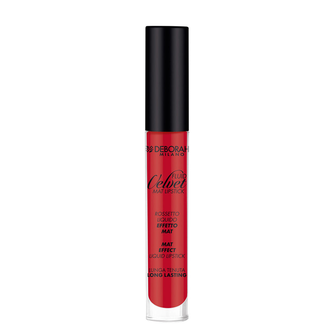Fluid Velvet Mat Lipstick Rossetto Liquido Effetto Mat 06 Iconic Red_DEB6749_Deborah