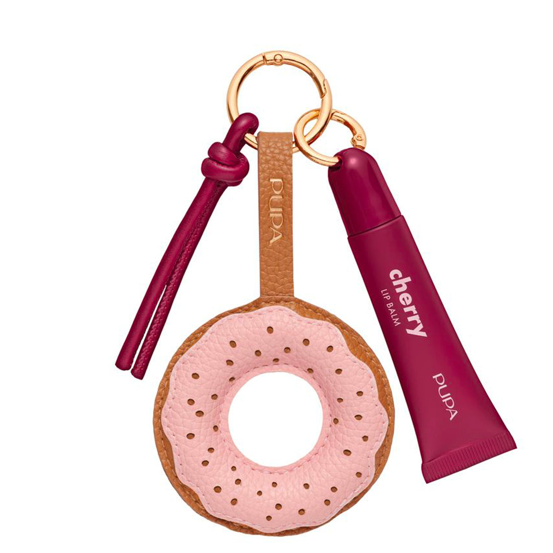Forever Charms Donut Lip Balm Cherry_PUP070092A002_Pupa