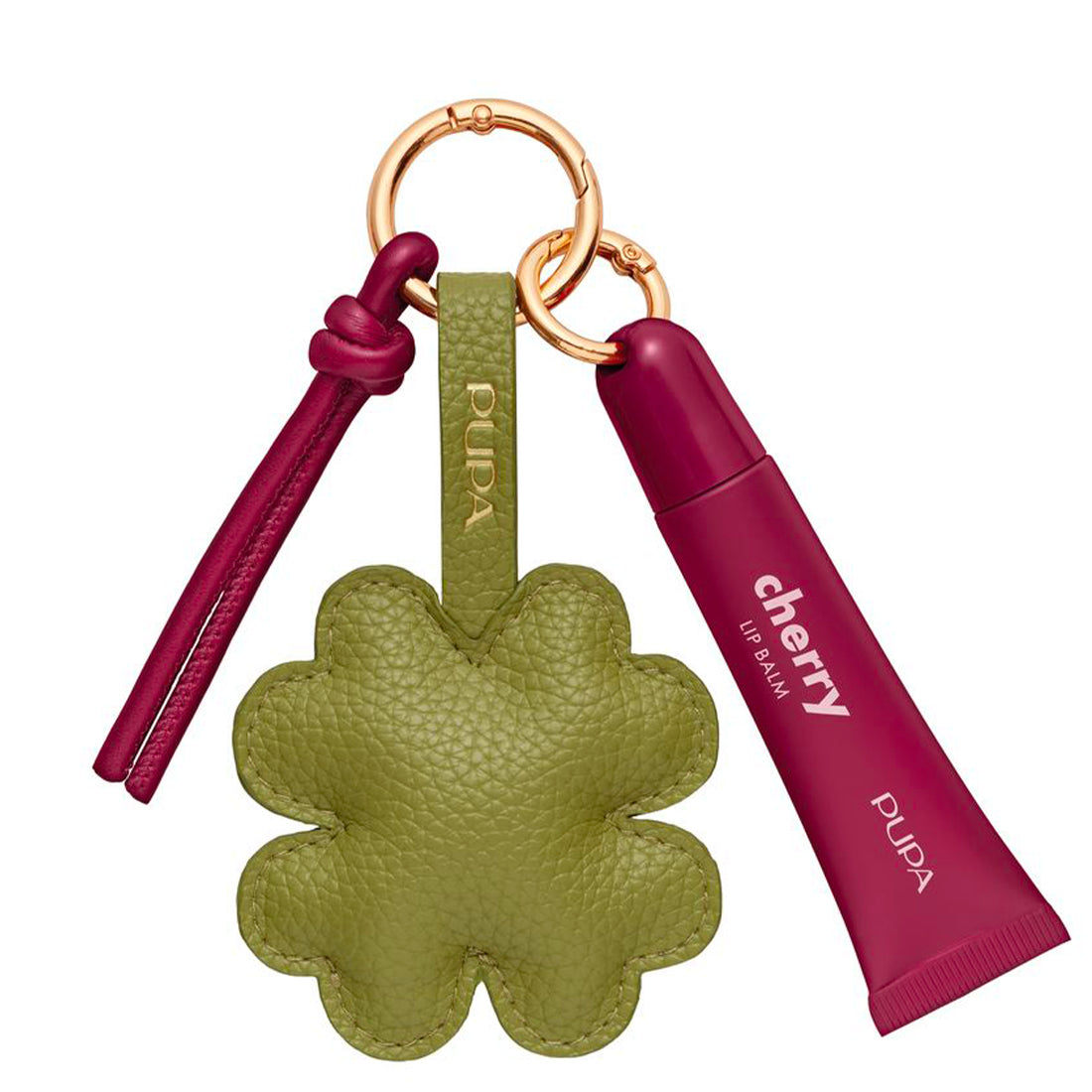 Forever Charms Lucky Clover Lip Balm Cherry_PUP070092A003_Pupa