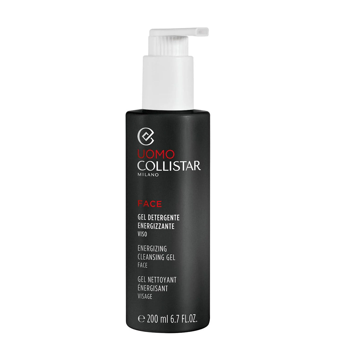Gel Detergente Energizzante Viso Uomo 200 ml_COL7006525_Collistar