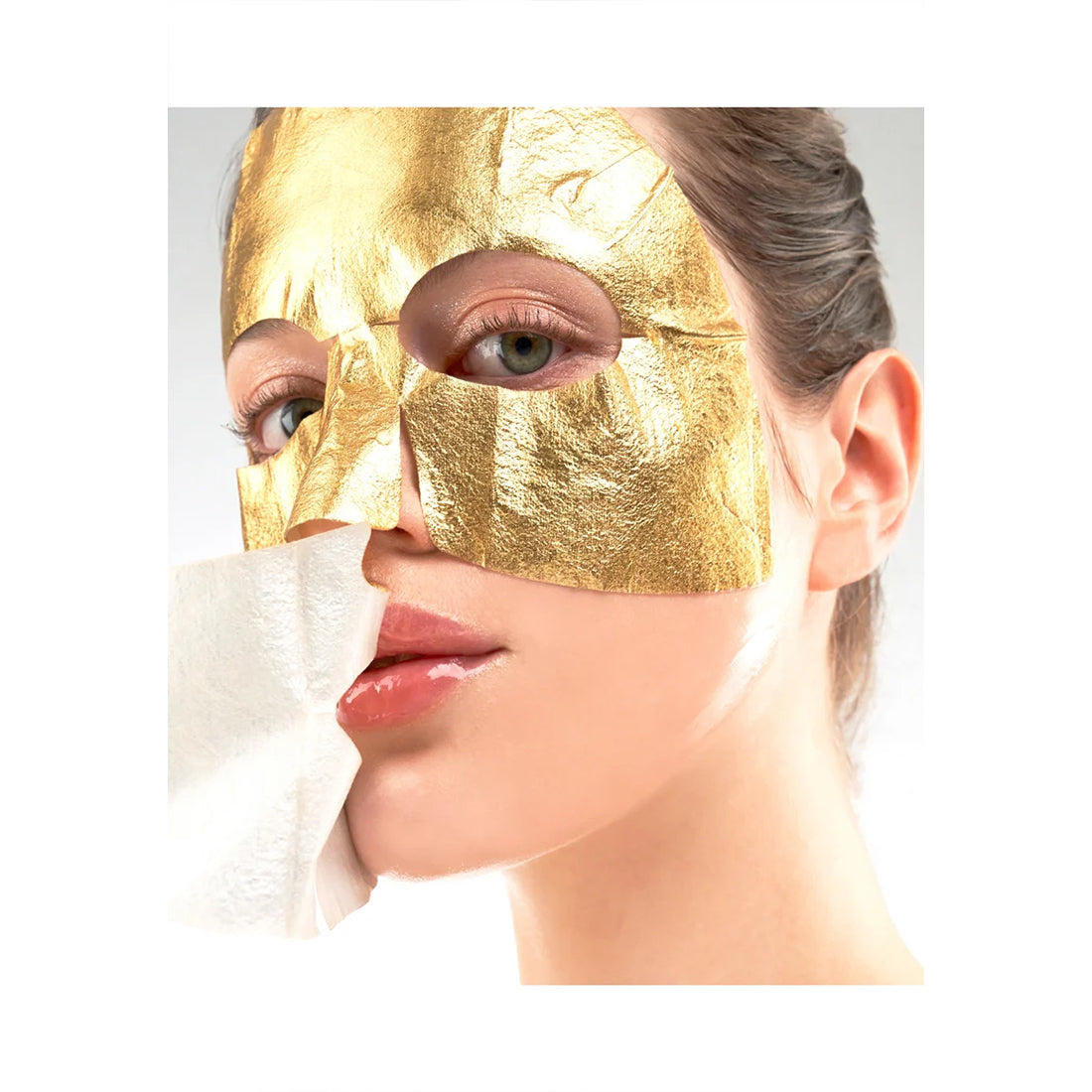 Gold Foil Triple Layer Mask Maschera Viso_KOC40KPGF12_KOCOSTAR-3