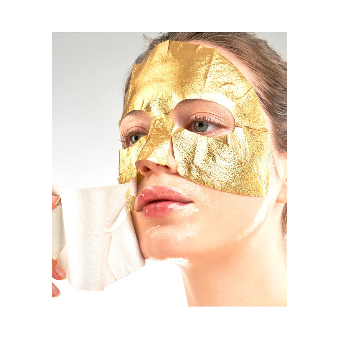 Gold Foil Triple Layer Mask Maschera Viso_KOC40KPGF12_KOCOSTAR-4