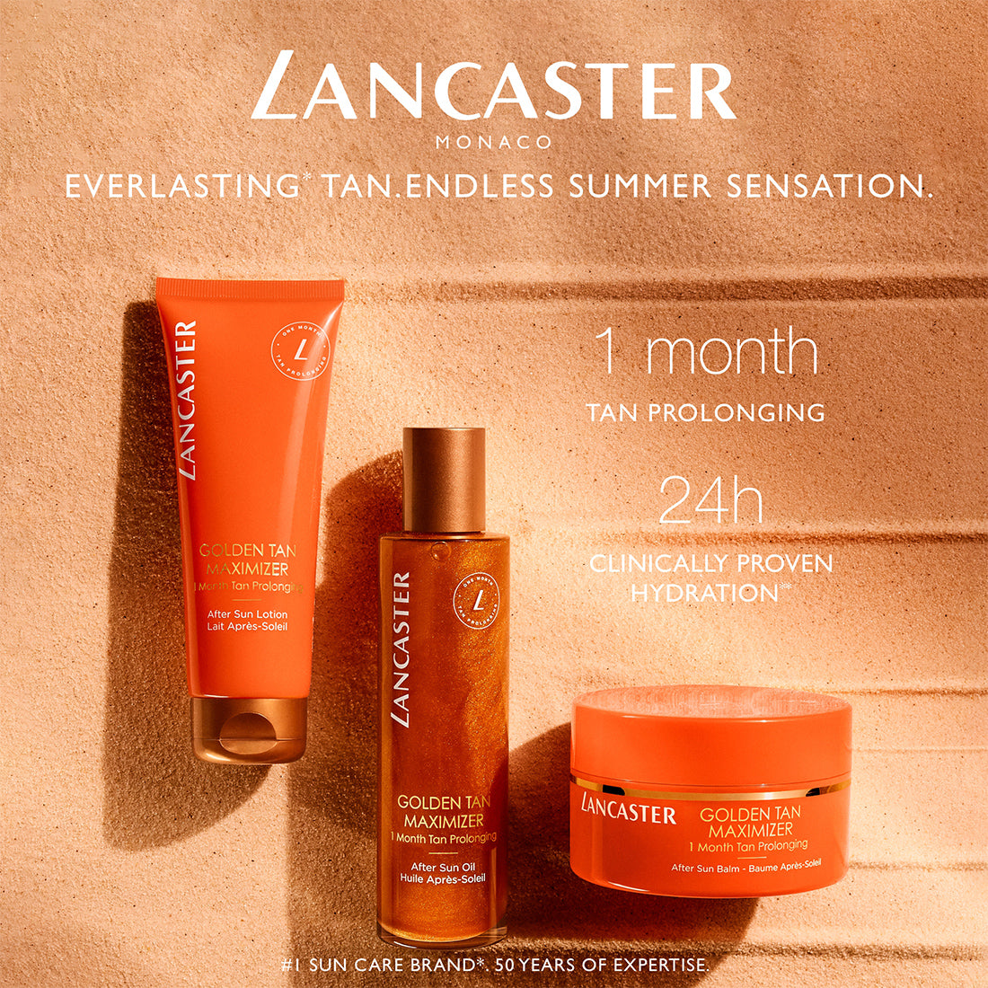 Golden Tan Maximizer 1 Month Tan Prolonging After Sun Balm Balsamo Doposole Corpo Prolungatore di Abbronzatura 200 ML_LAN40889544000_Lancaster-4