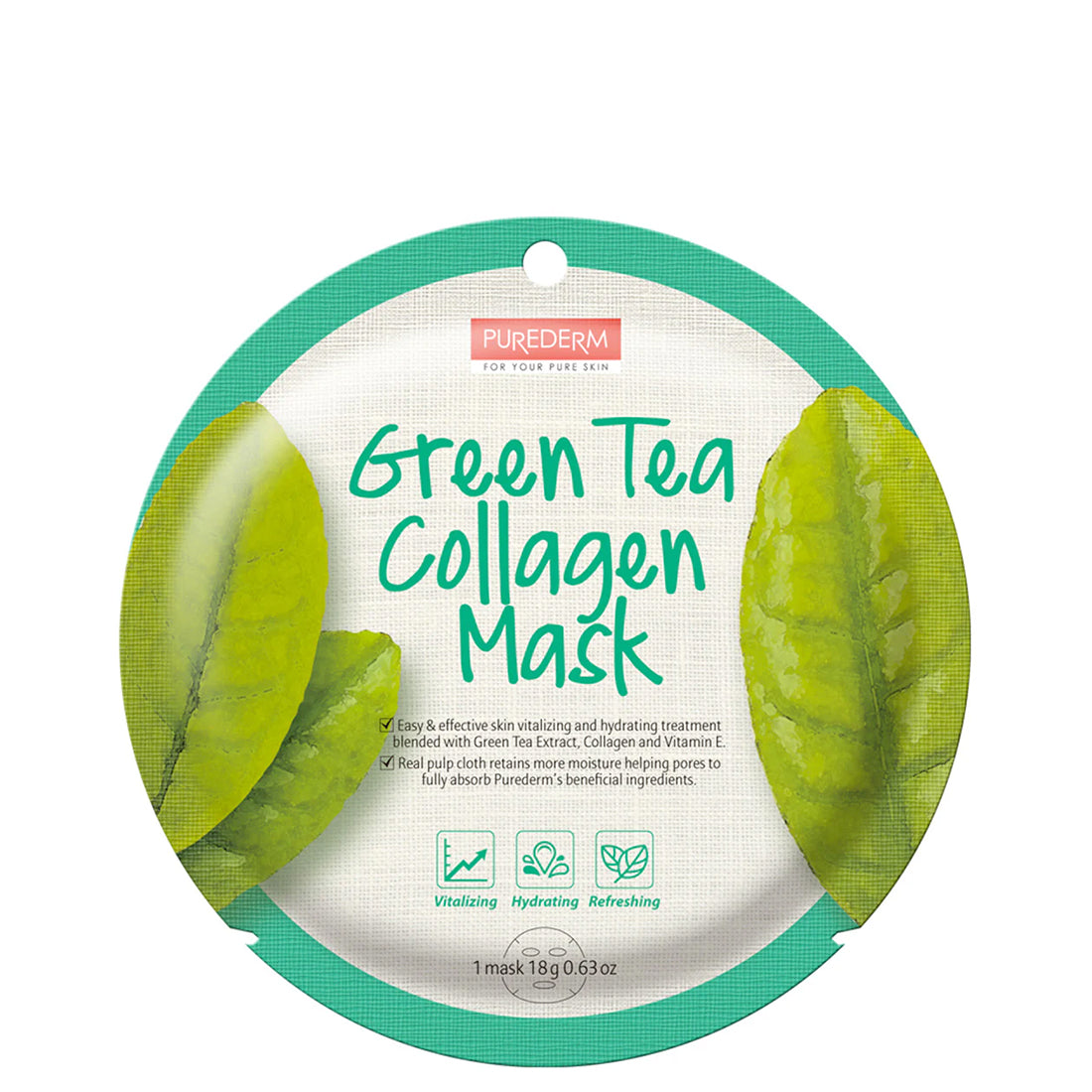 Green Tea Collagen Mask_PURADS807_PUREDERM