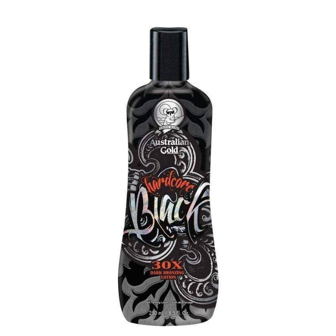 Hardcore Black Dark Bronzing Lotion Preparatore Solare 250 ML_AUSA00264-010_Australian Gold