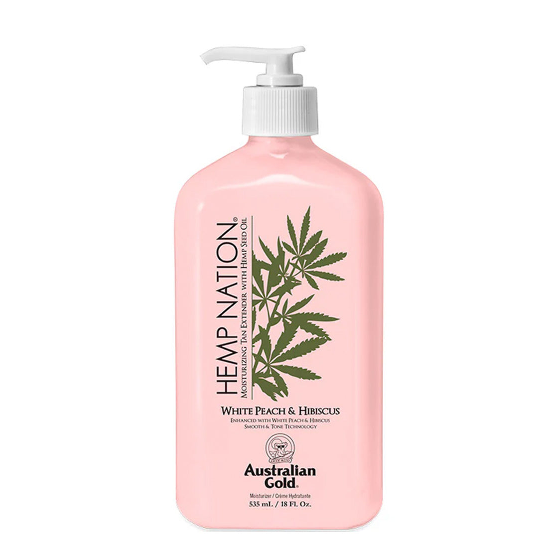 Hemp Nation White Peach & Hibiscus Idratante Quotidiano 535 ML_AUSAGHE026_Australian Gold