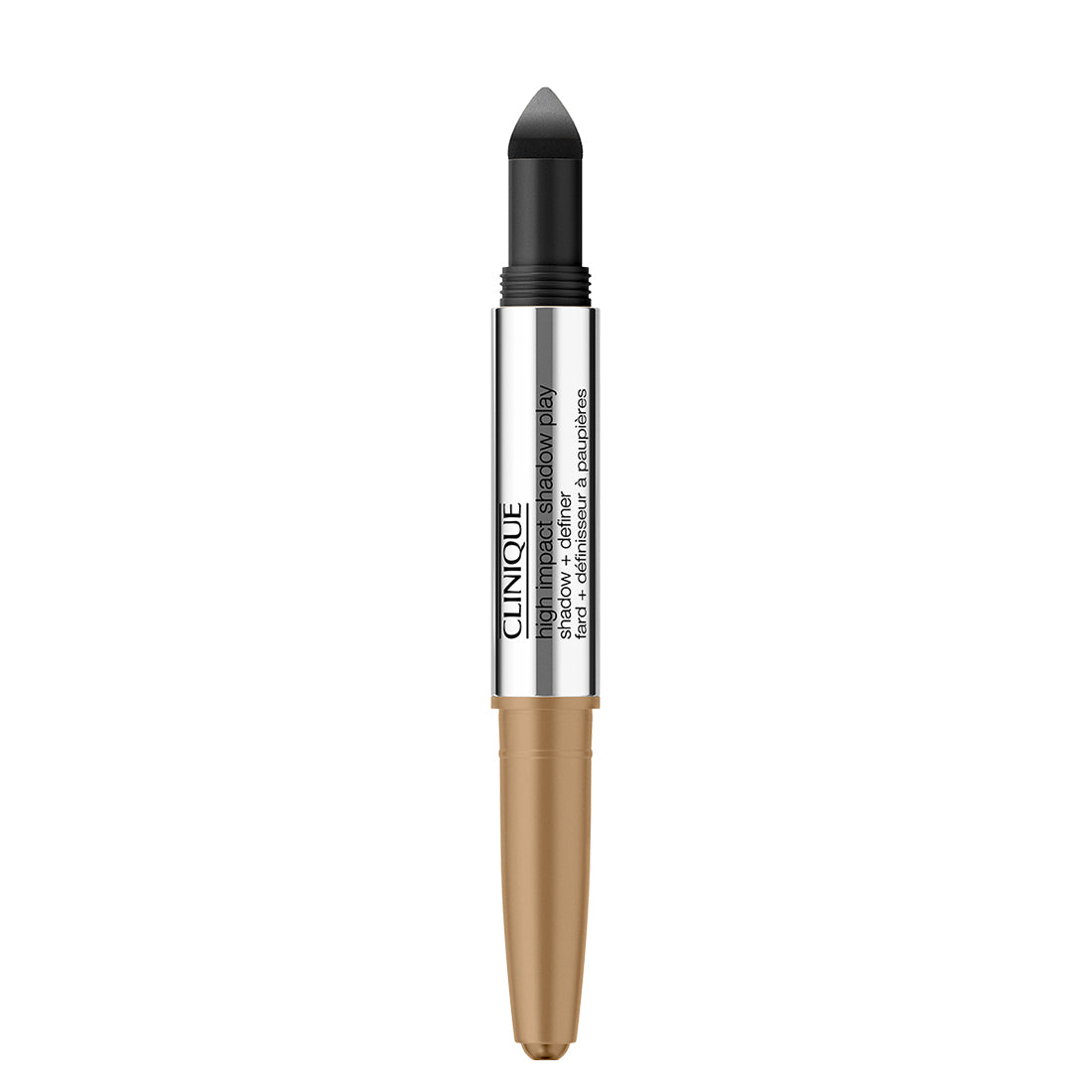 High Impact Shadow Play™ Shadow + Definer Stick 2 Ombretti Champagne + Caviar_CLIV9E501_Clinique