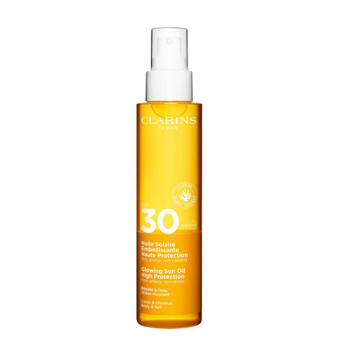 Huile Solatre Embellissante  Olio Solare Spf 30 150 ML_CLA80104577_Clarins