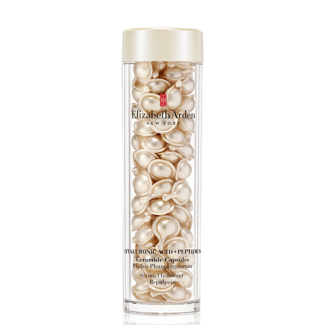Hyaluronic Acid + Ceramide Capsules Hydra-Plumping Serum Siero Viso Rimpolpante_ARD40301810_Elizabeth Arden
