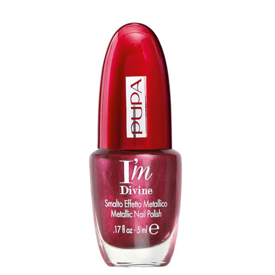 I'm Divine Nail Polish Smalto Effetto Metallico N002 Celestial Ruby_PUP230120B002_Pupa