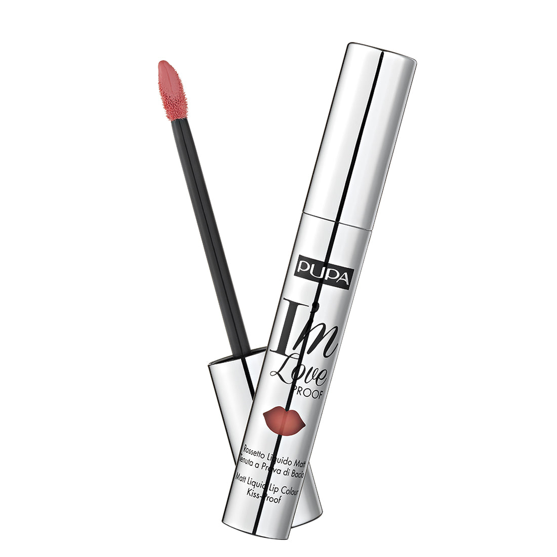 I'm Loveproof Rossetto Liquido Matt Tenuta a Prova di Bacio 02 Delicate Nude_PUP020080A002_Pupa